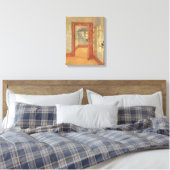 Vintage Impressionisme, Huisinterieur, Anna Ancher Canvas Afdruk (Insitu (Slaapkamer))