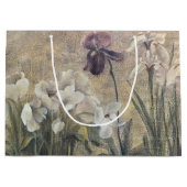 Vintage Impressionisme Iris Bloemen Groot Cadeauzakje (Voorkant)