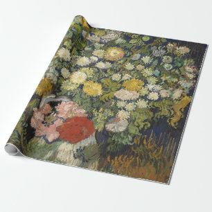 Vintage Impressionistische Bloemboeket Van Gogh Cadeaupapier