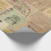 Vintage in afdrukken cadeaupapier (Hoek)
