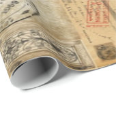 Vintage in afdrukken cadeaupapier (Rol Hoek)
