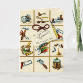 Vintage In Appreciation op Vaderdag Kaart (Voorkant)