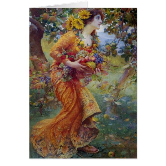 Vintage - in de boomgaard (Voorkant)