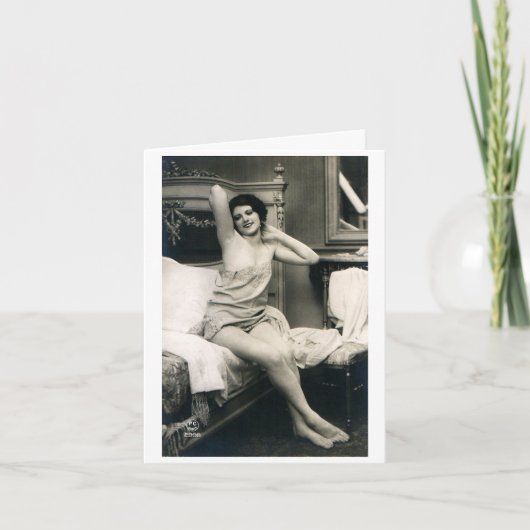 Vintage - in mijn ongeschikte gedachten, kaart (Voorkant)