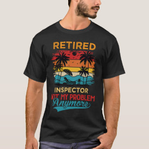 Vintage in ruste Inspecteur niet meer mijn problee T-shirt