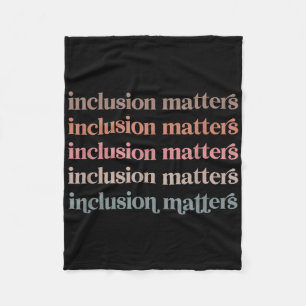 Vintage Inclusion is positieve diversiteit en vrie Fleece Deken