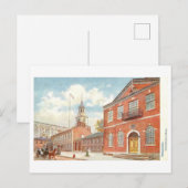 Vintage Independence Hall, Philadelphia, Penn. Briefkaart (Voorkant / Achterkant)
