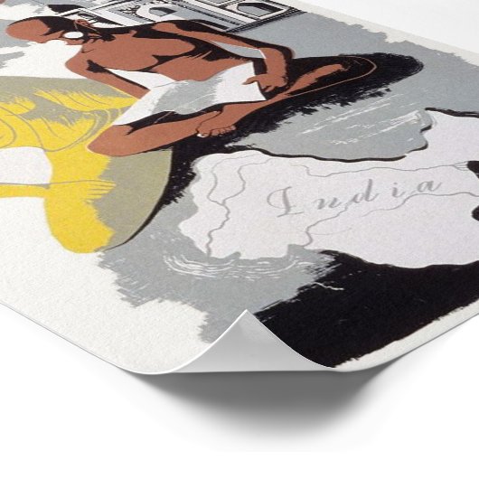 Vintage India Propaganda Poster (Hoek)