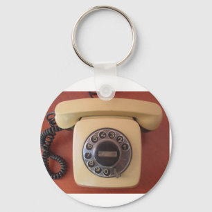 Vintage India telefoon nostalgie sticker uit de ja Sleutelhanger