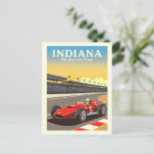 Vintage Indiana Briefkaart (Staand voorkant)