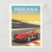 Vintage Indiana Briefkaart (Voorkant)