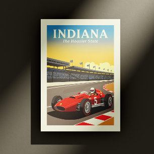 Vintage Indiana Briefkaart