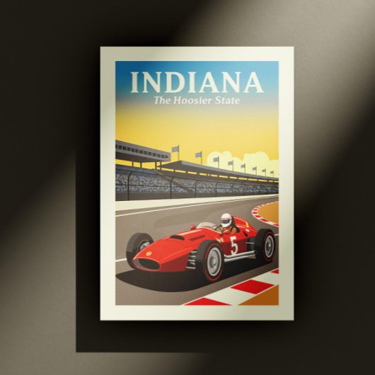 Vintage Indiana Briefkaart