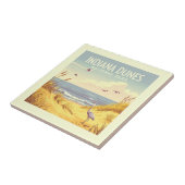 Vintage Indiana Dunes National Park Tegeltje (Zijkant)