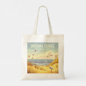 Vintage Indiana Dunes National Park  Tote Bag (Achterkant)