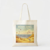 Vintage Indiana Dunes National Park  Tote Bag (Voorkant)