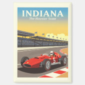 Vintage Indiana Magneet (Voorkant)