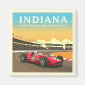 Vintage Indiana Magneet (Voorkant)