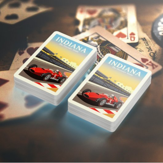 Vintage Indiana Pokerkaarten