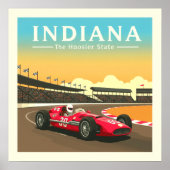 Vintage Indiana Poster (Voorkant)