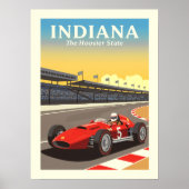 Vintage Indiana Poster (Voorkant)