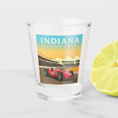 Vintage Indiana Shot Glas (Voorkant)