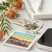 Vintage Indiana Sleutelhanger (Voorkant Rechts)