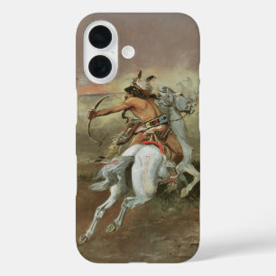 Vintage Indianen, For Supremacy van CM Russell iPhone 16 Hoesje