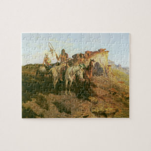 Vintage Indianen, Roofdieren van de Prairie, Seltz Legpuzzel