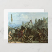 Vintage Indiërs, Bison Dance van Karl Bodmer (Voorkant / Achterkant)