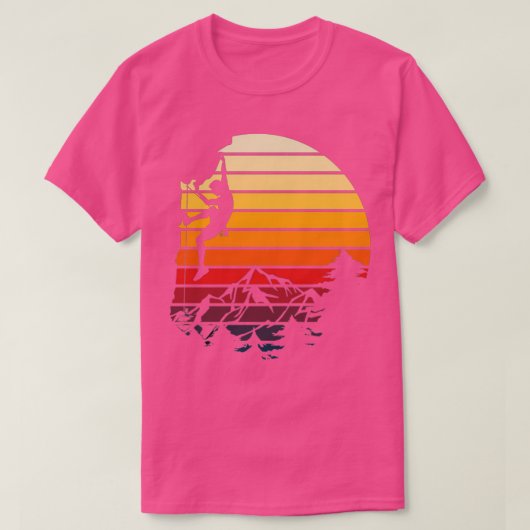 Vintage Indoor Rock Climbing 6 T-shirt (Design voorkant)