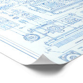 Vintage Industrial Art: Retro-Tech Modular Machine Poster (Hoek)