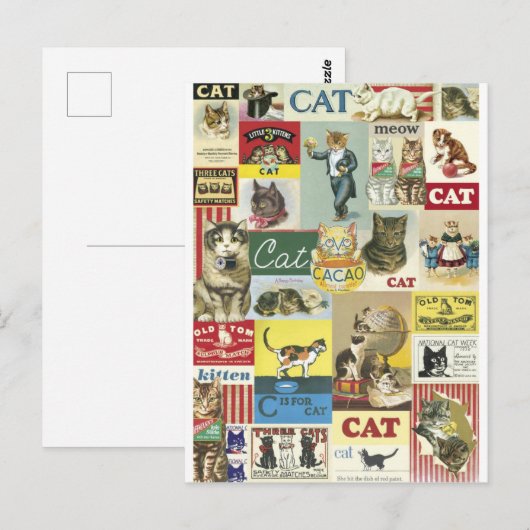 Vintage inkuilkasten briefkaart (Voorkant / Achterkant)