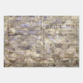 Vintage Inpakpapier Vel (Voorkant 3)