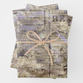 Vintage Inpakpapier Vel (In situ)