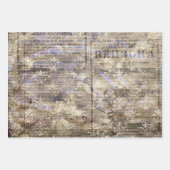 Vintage Inpakpapier Vel (Voorkant)