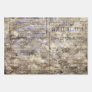 Vintage Inpakpapier Vel