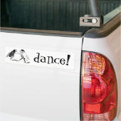 Vintage insecten dansen; Bromvlieg Bumpersticker (Op Truck)