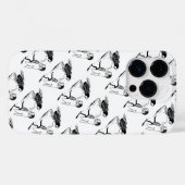 Vintage insecten dansen; Bromvlieg Case-Mate iPhone Case (Achterkant (horizontaal))