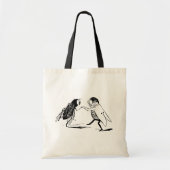 Vintage insecten dansen; Bromvlieg Tote Bag (Voorkant)