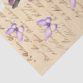 Vintage Inspired Floral Love Letter Decoupage Tissuepapier (Detail)
