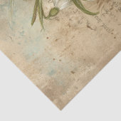 Vintage-inspired Snowdrop Bouquet Decoupage  Tissuepapier (Detail)