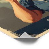 Vintage Inspirerende Verpleegster Poster (Hoek)
