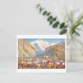 Vintage Interlaken, Switzerland, Briefkaart (Staand voorkant)