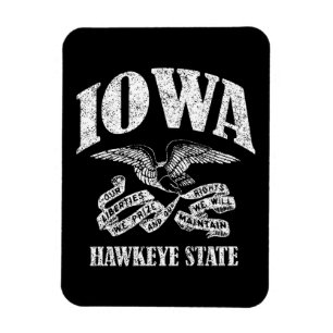 Vintage Iowa Magneet