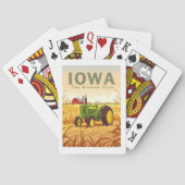 Vintage Iowa Pokerkaarten (Achterkant)