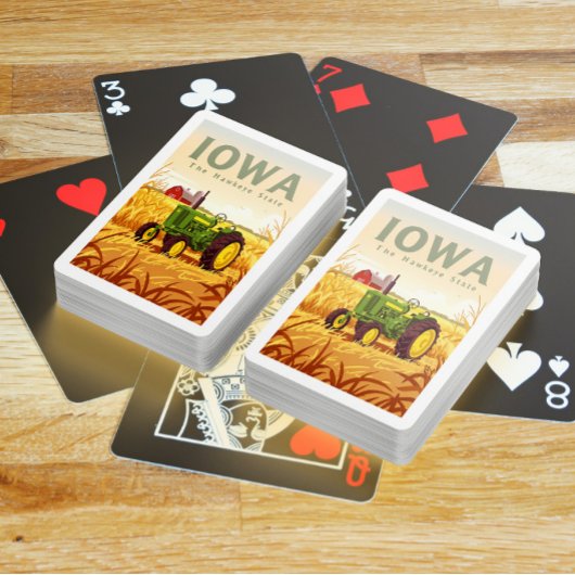Vintage Iowa Pokerkaarten