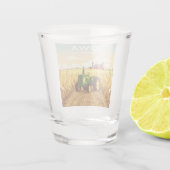 Vintage Iowa Shot Glas (Achterkant)
