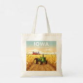 Vintage Iowa Tote Bag (Achterkant)
