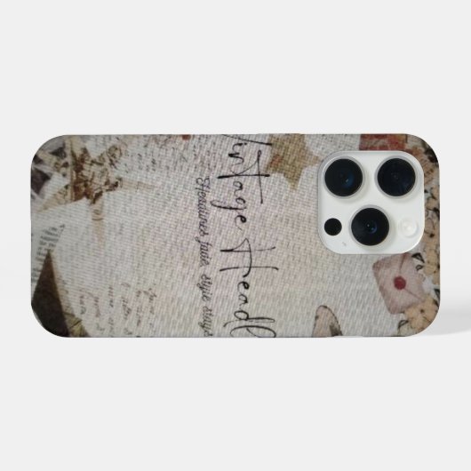 Vintage iPhone hoesje (Achterkant horizontaal)